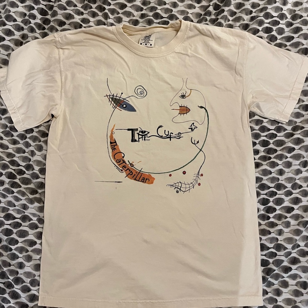 THE CURE caterpillar sing art reprint tee shirt